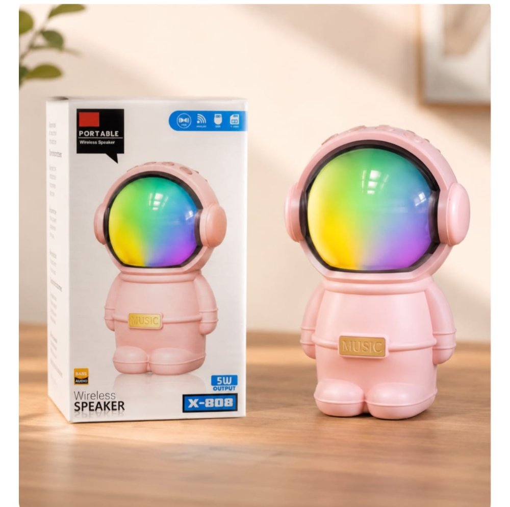Parlante Astronauta LUCES RGB
