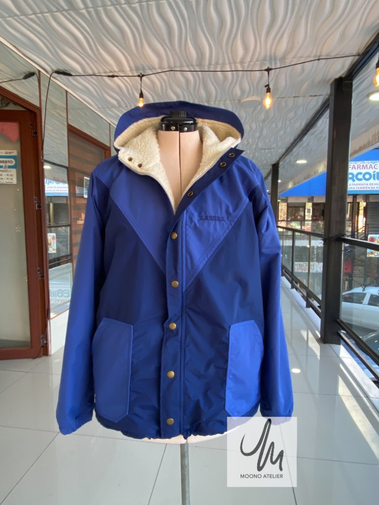 PARKA LADERA tonos azules