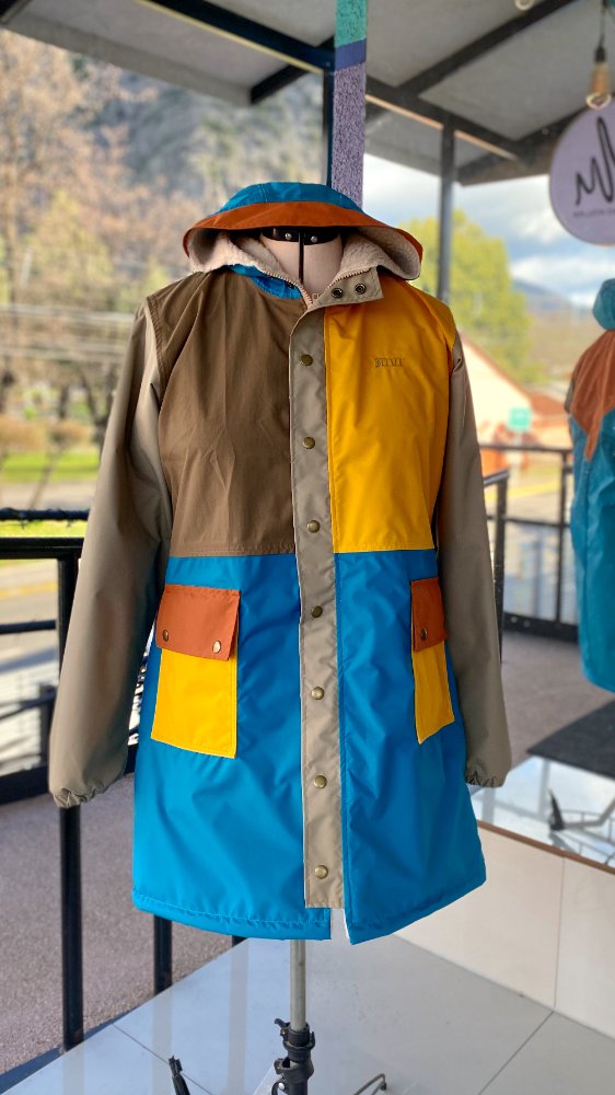 PARKA NIVI amarillo-beige-turquesa-terracota-coyote