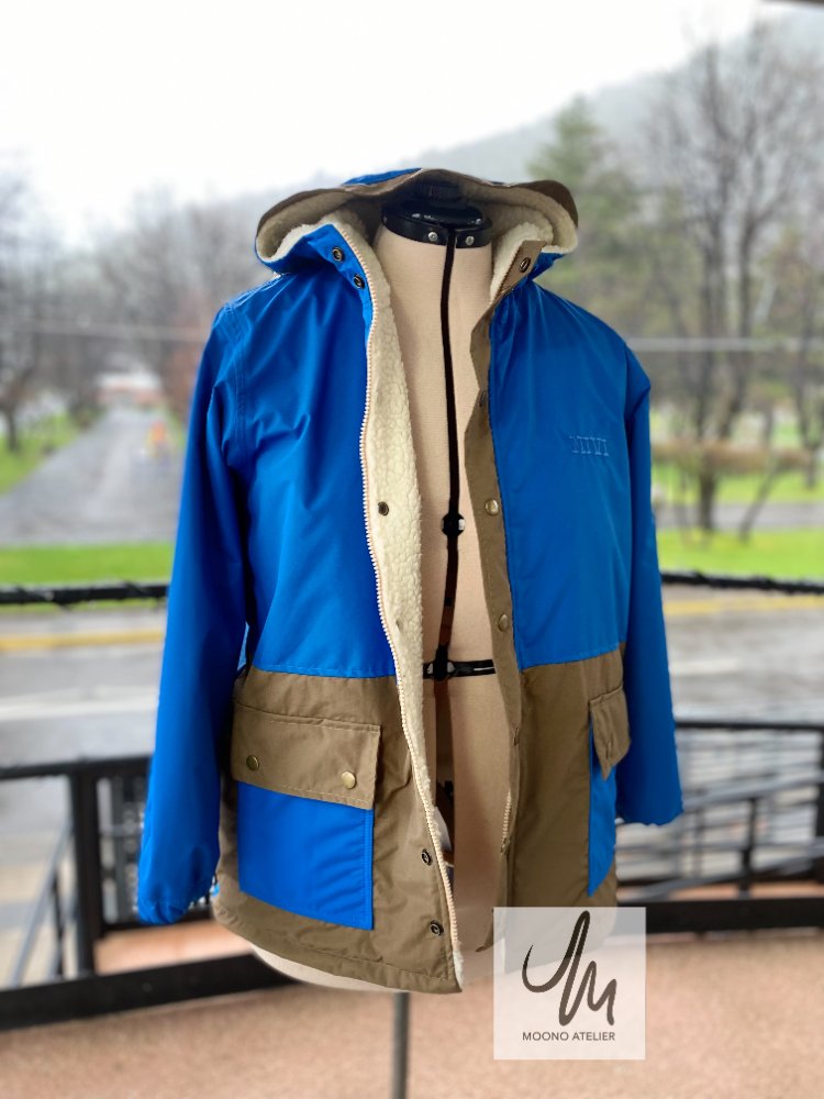 PARKA NIVI azul-coyote