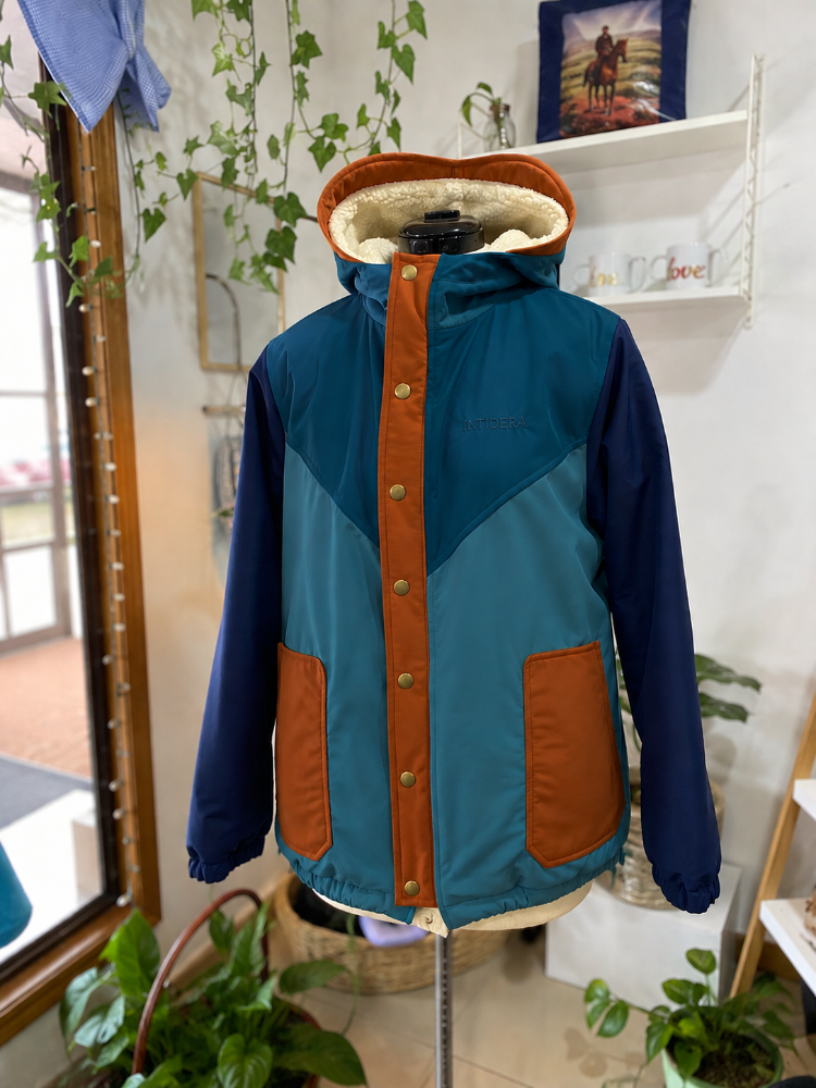 PARKA LADERA azul, terracota, turquesa