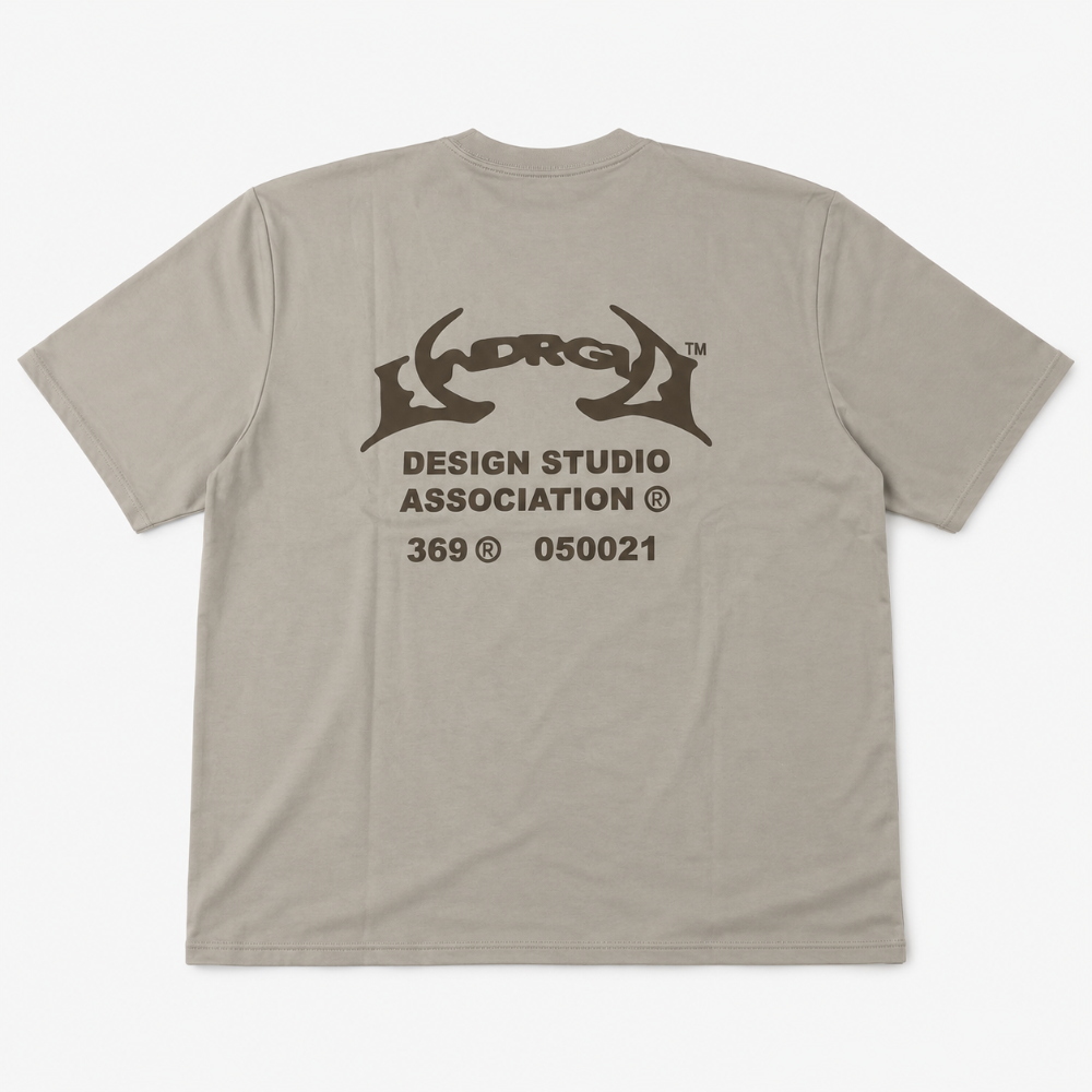 Camiseta oversize premium beige Undergold Design Studio