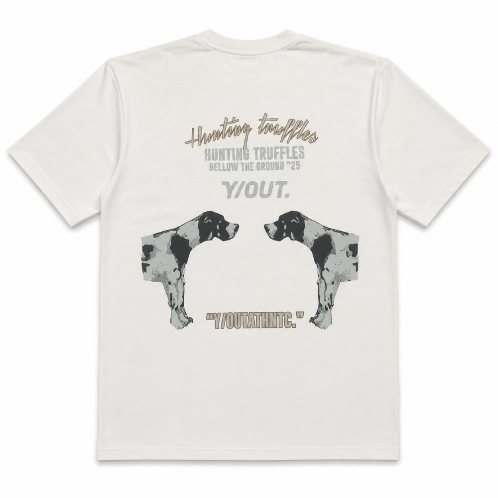 Camiseta oversize premium blanca Y/OUT