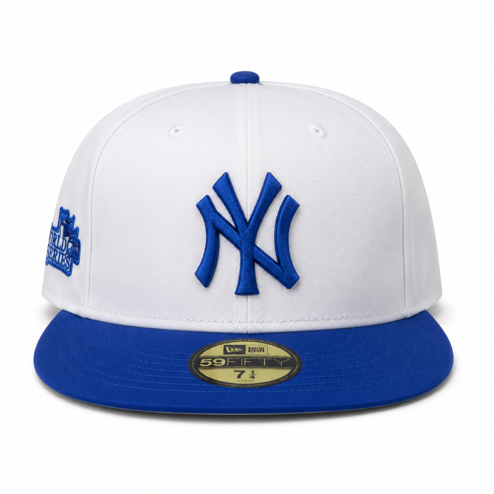 Gorra blanca NY visera azul 59FIFTY
