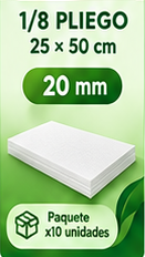 Lamina Icopor 1/8 20mm
