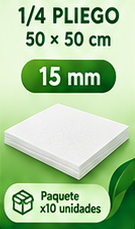 Lamina Icopor 1/4 15mm