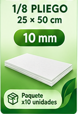 Lamina Icopor 1/8 10mm
