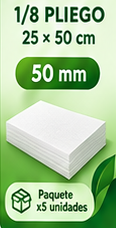 Lamina Icopor 1/8 50mm
