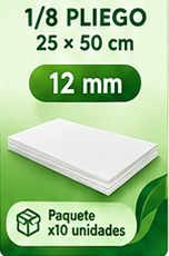 Lamina Icopor 1/8 12mm