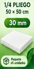 Lamina Icopor 1/4 30mm
