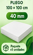 Lamina Icopor Pliego 40mm