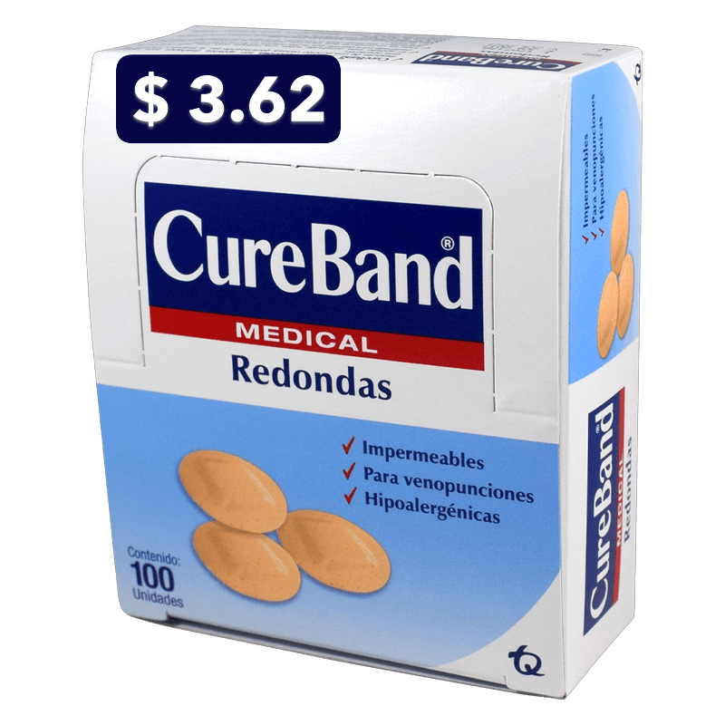 CURAS CUREBAND REDONDAS X 100 UNIDS MK