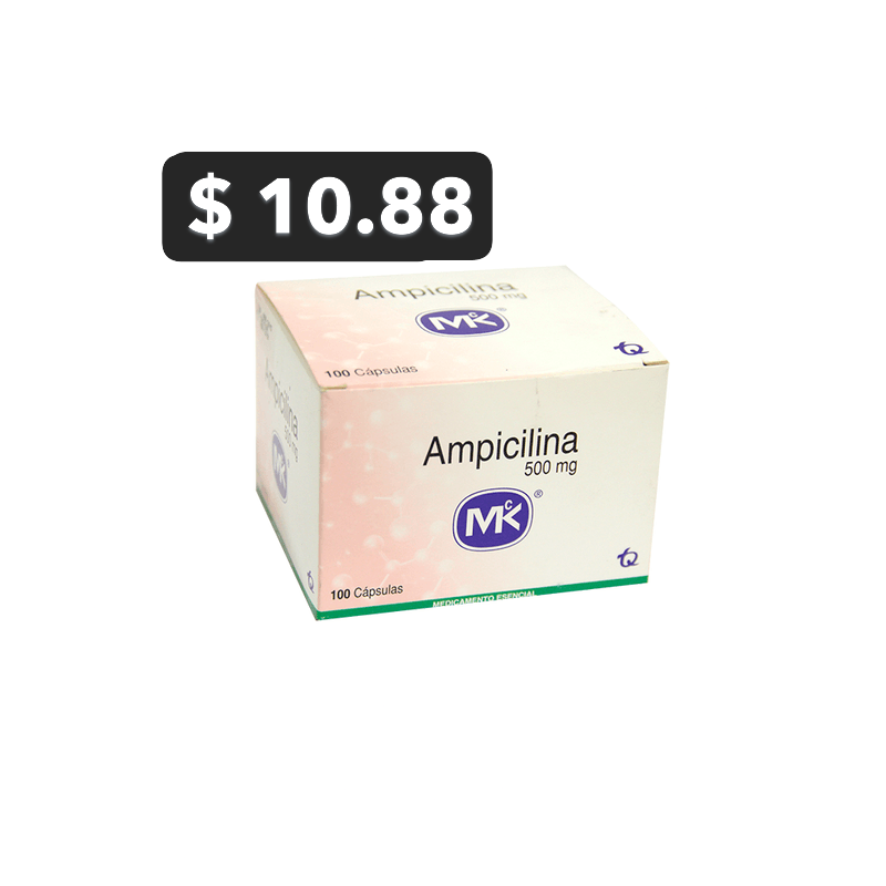 AMPICILINA 500MG X 50 CAPS MK (4773)