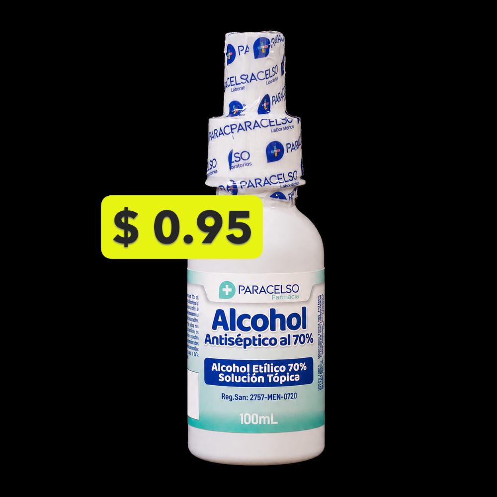 ALCOHOL ANTISEPTICO 70% X 100ML ATOMIZADOR