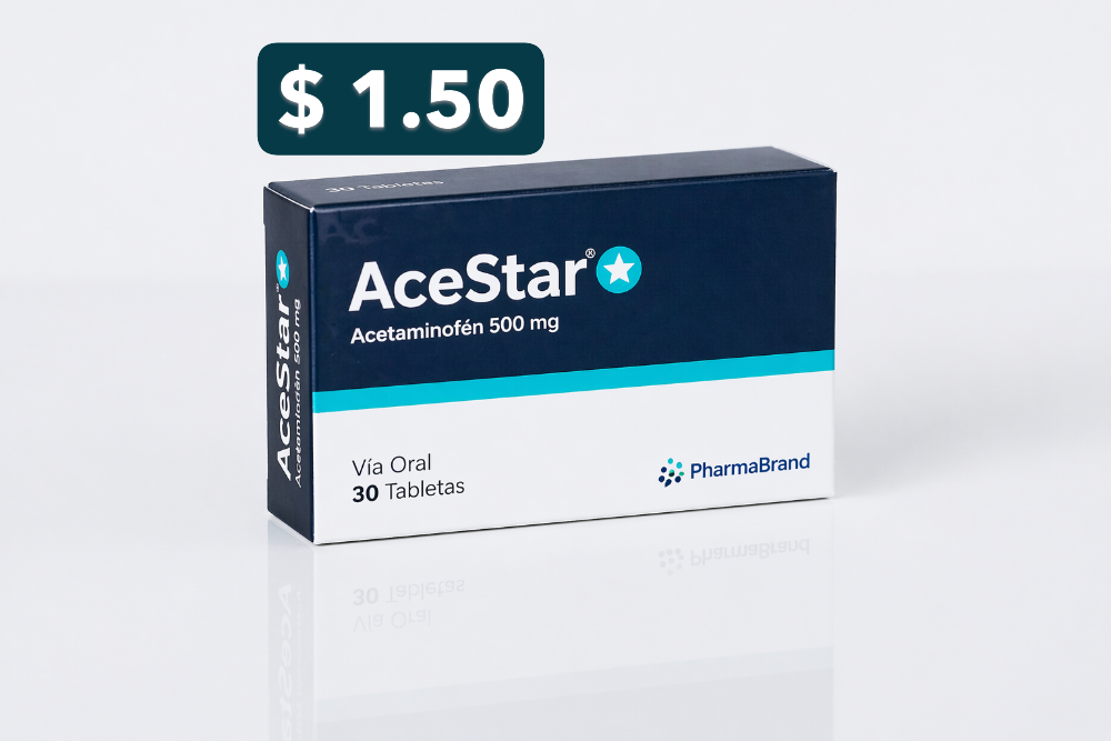 ACESTAR 500MG X 30 TABS (6111)