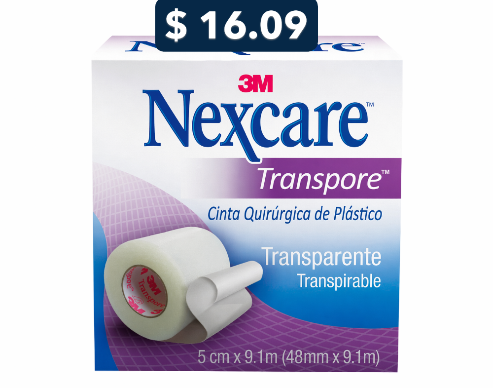 3M ESPARADRAPO TRANSPORE 48MM X 9.1M (4139)
