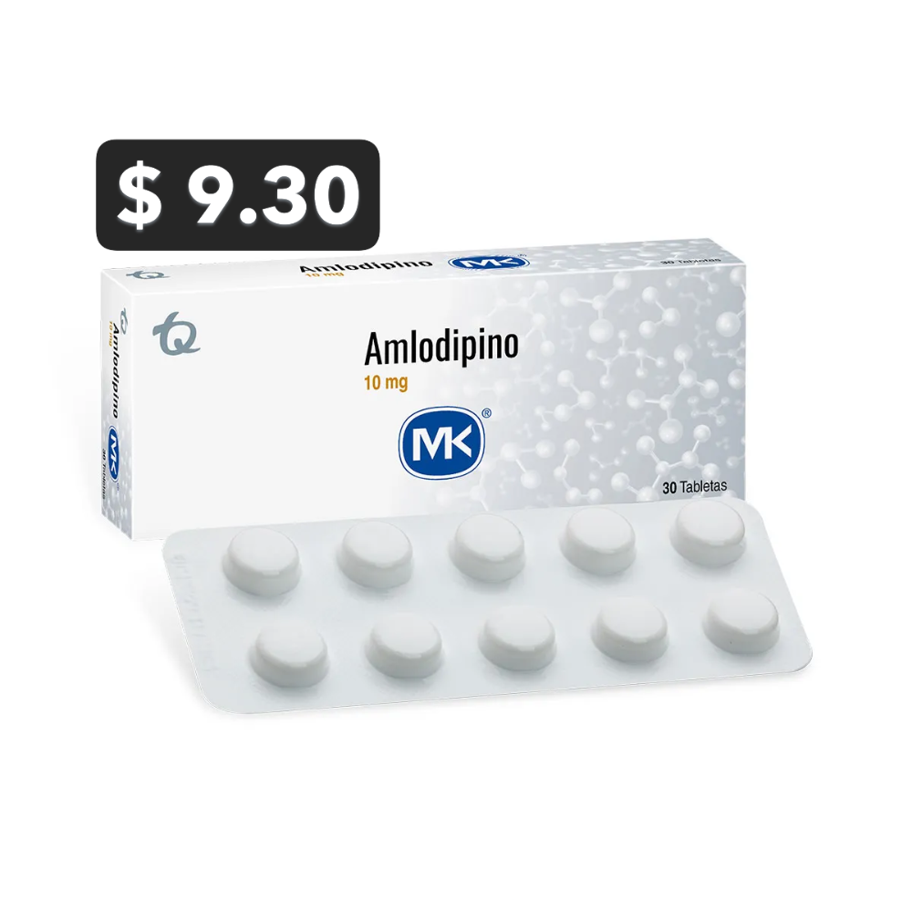 AMLODIPINO 10MG X 30 TABS MK