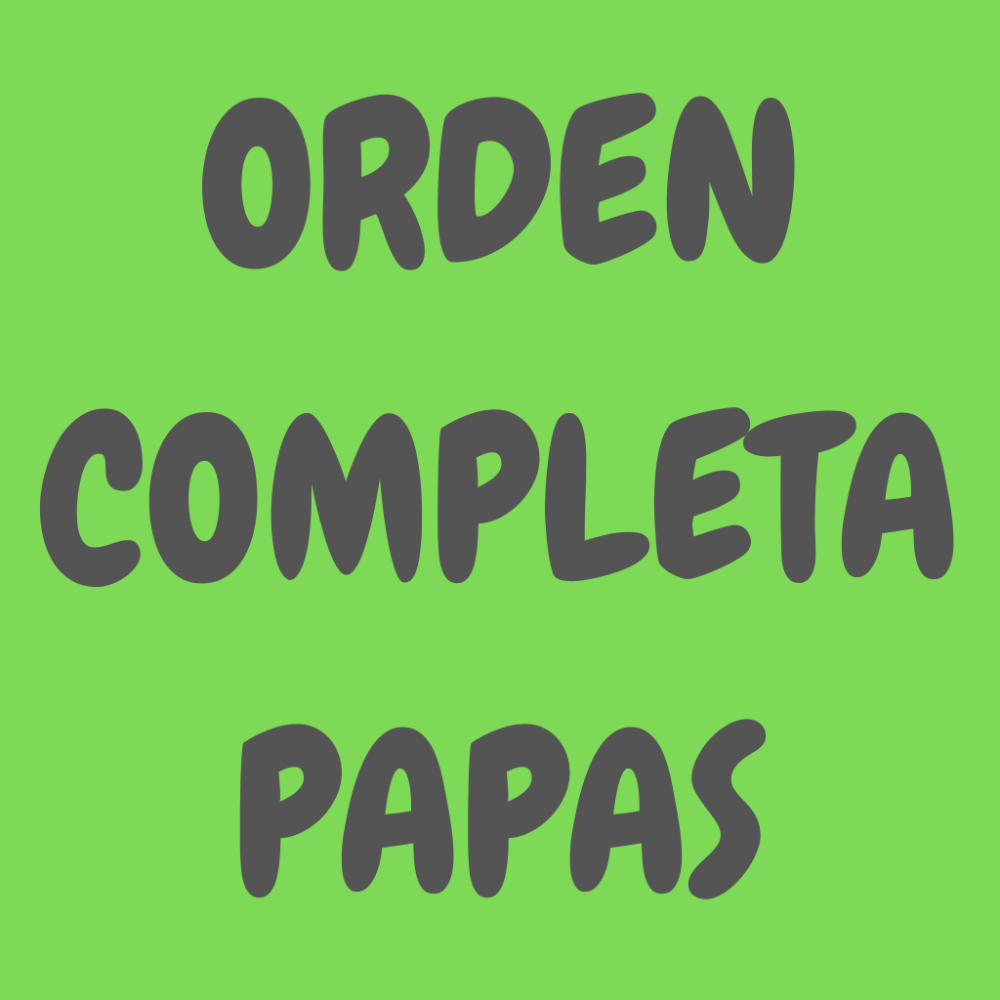 Orden Completa Papas