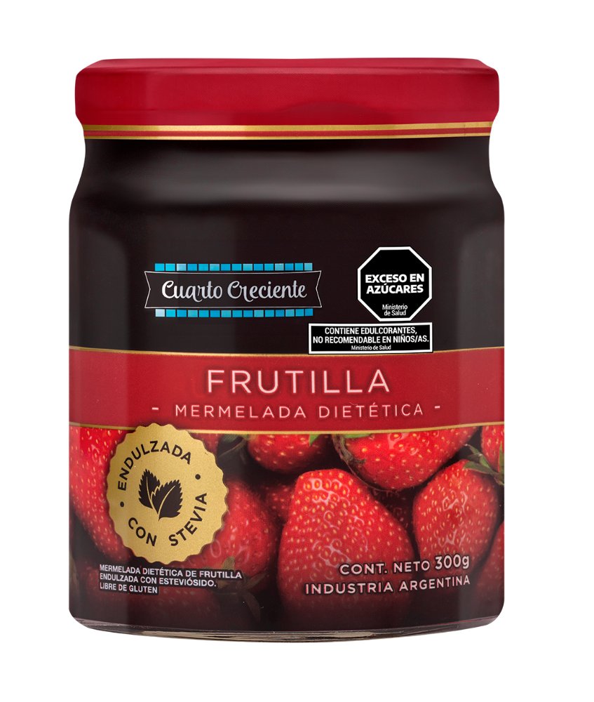 MERMELADAS CON STEVIA FRUTILLA x280Gr.
