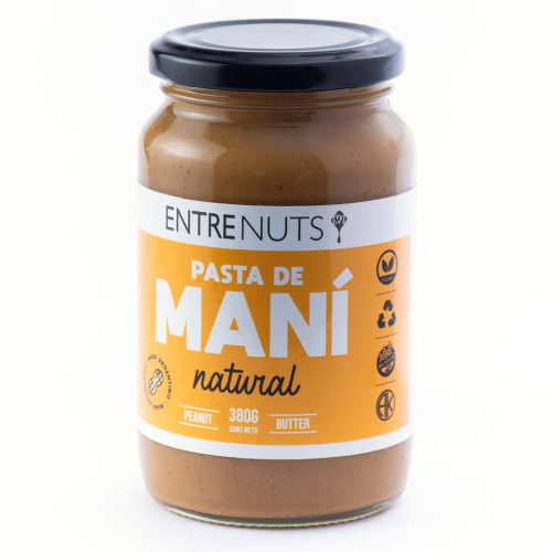 PASTA DE MANI ENTRENUTS x370gr.