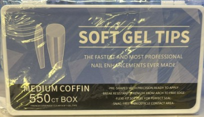 TIPS MEDIUM COFFIN 550 UND SOFT GEL