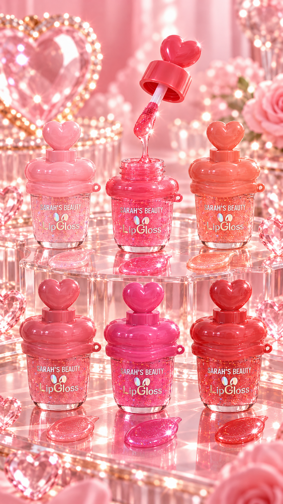 Lip Gloss coração - Sarahs Beauty