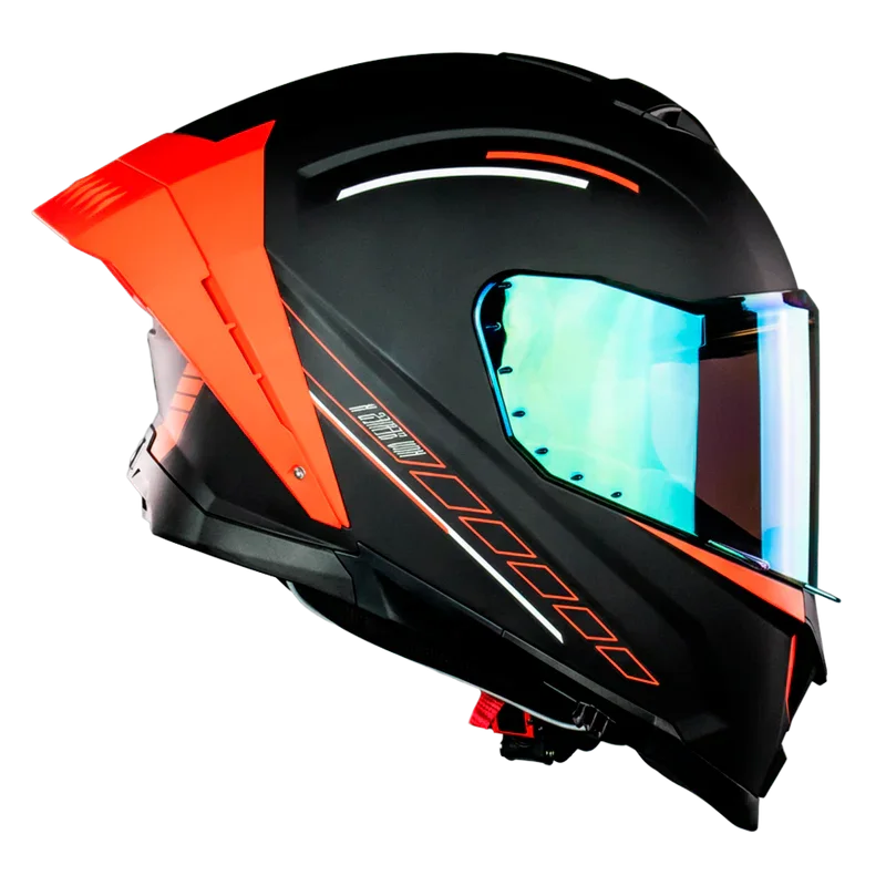 CASCO THANOS STREAK NEGRO ROJO