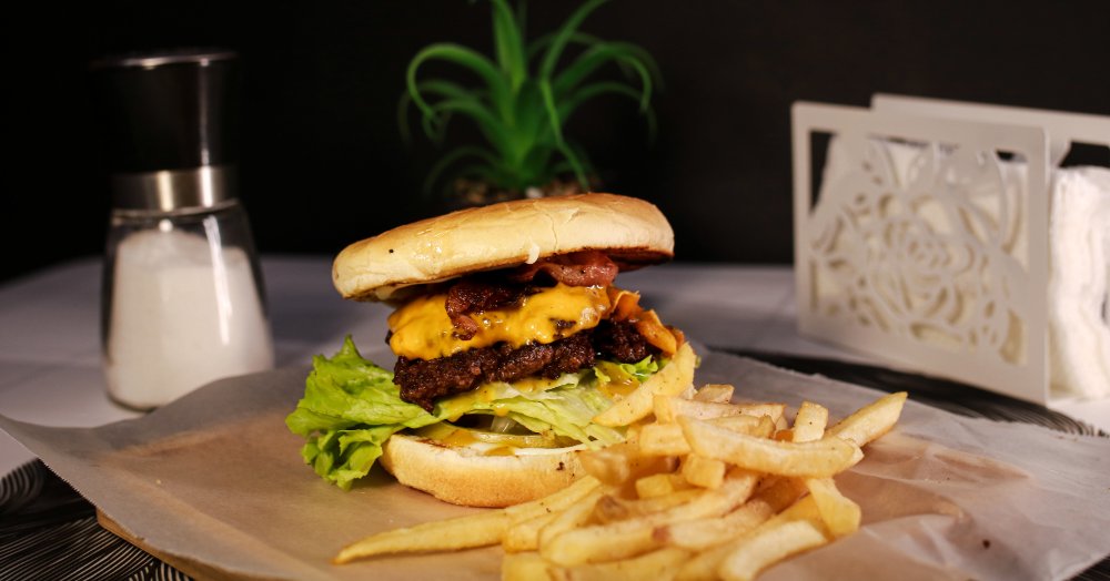 Burguer Doble de Res con Papa