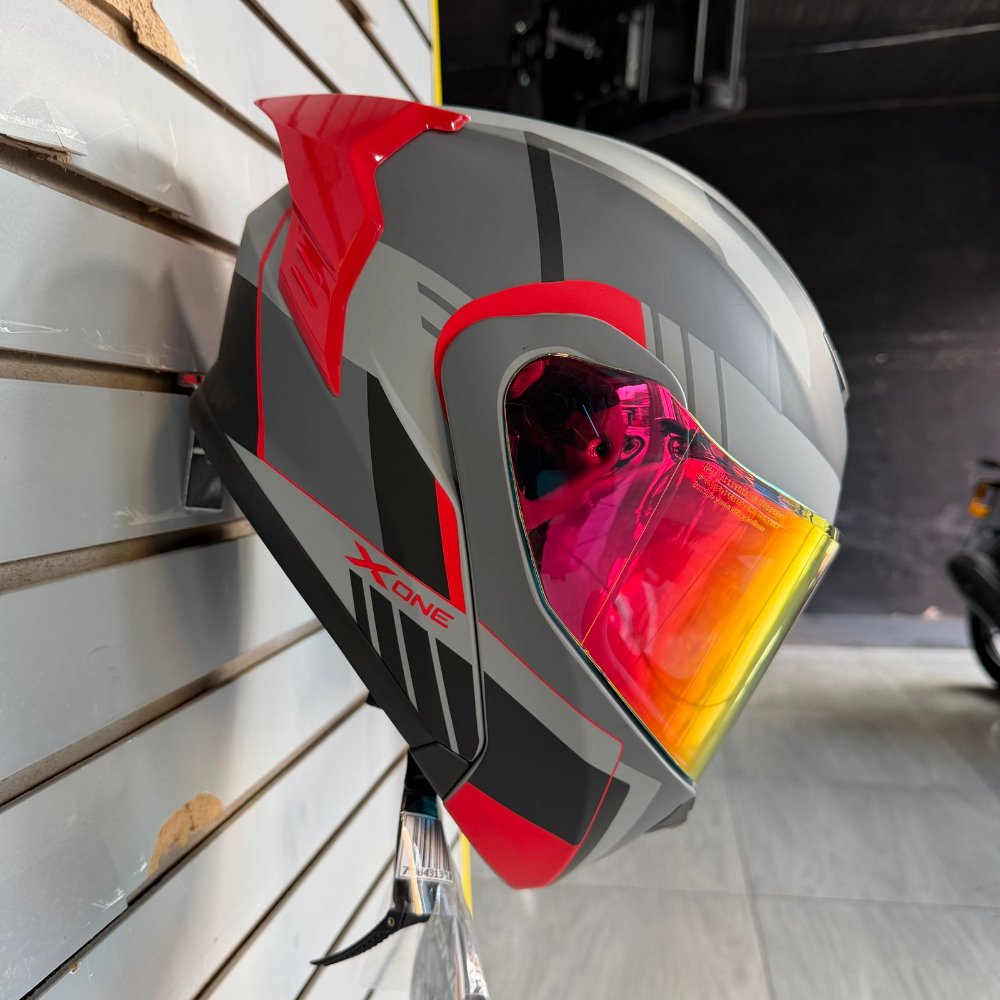 CASCO X ONE ROJO MOMBAK