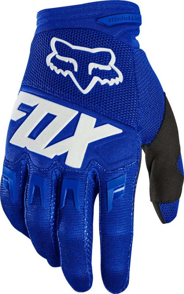 GUANTES FOX AZUL BLANCO