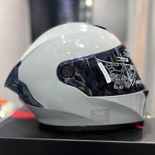 CASCO X ONE GRIS VISOR AZUL TALLA L
