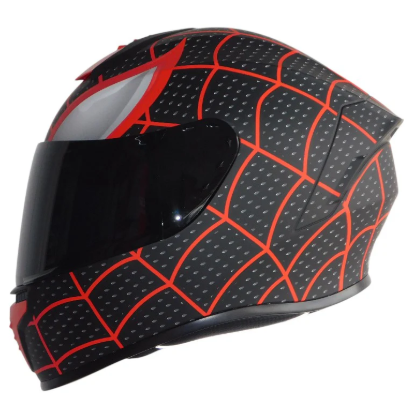 CASCO EDGE SIDERMAN NEGRO TALLA S