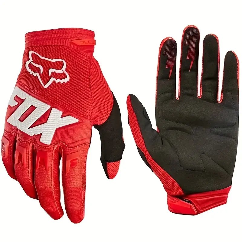 GUANTES FOX ROJO BLANCO