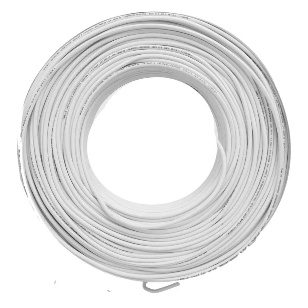 Cable normalizado de 1 x 5mm2 color blanco