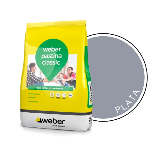 weber color classic 2kg plata