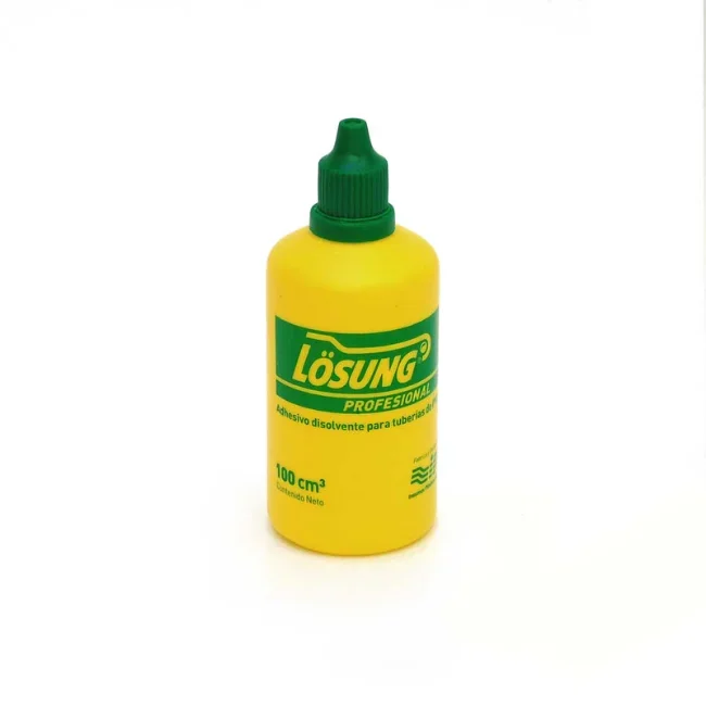 Adhesivo disolvente para tuberías PVC 100 CM2 losung