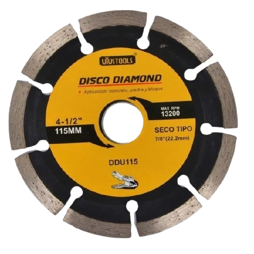 DISCO DIAMOND 4-1/2 para concreto, piedra y bloque