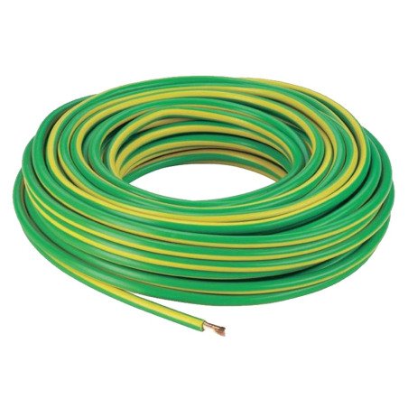 Cable UNIPOLAR  Normalizado de 1 x 6mm2 Color: Verde/Amarillo