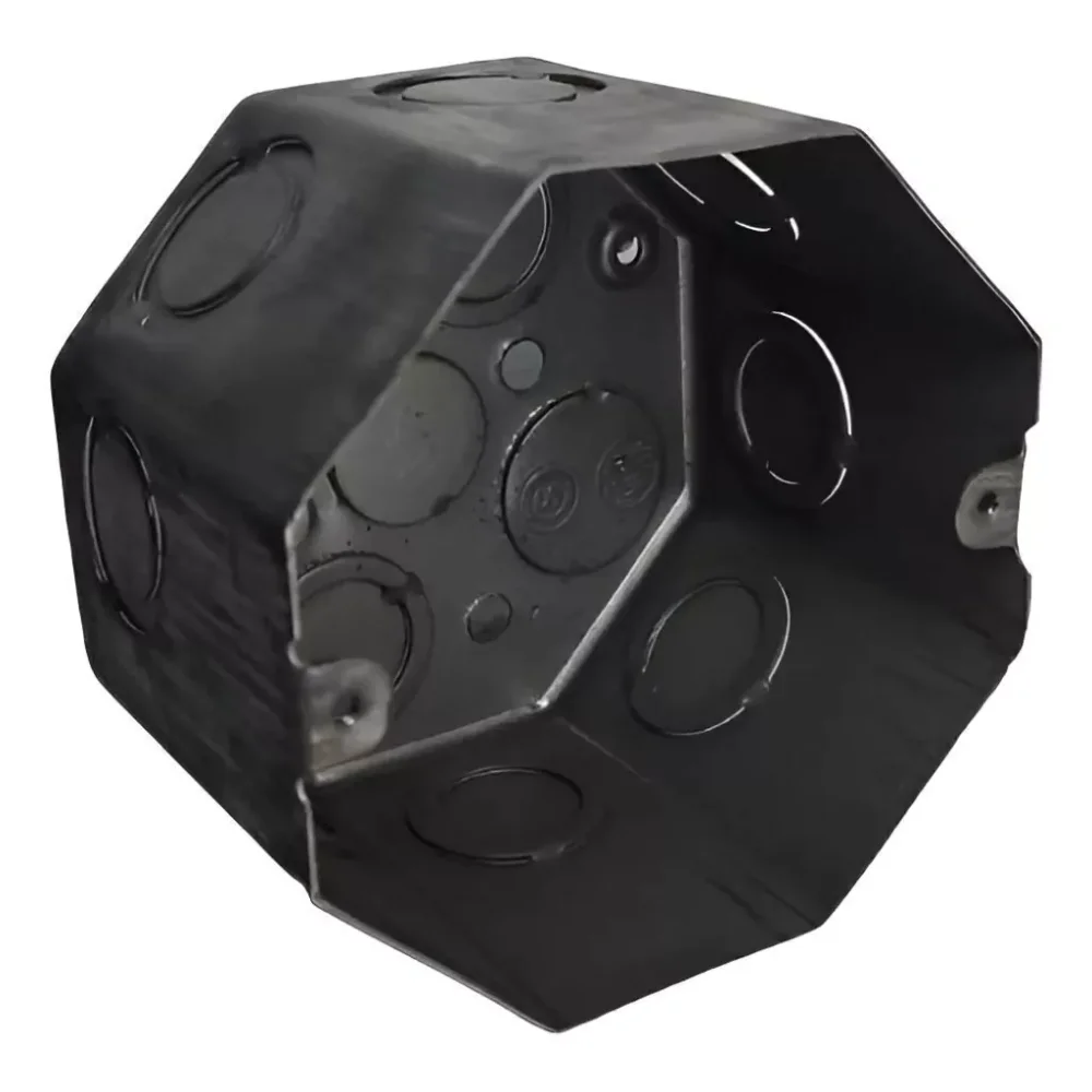 Caja de Embutir Octogonal Grande Chapa Pintada