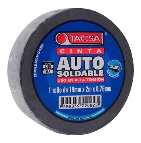 CINTA AUTO SOLDABLE 1 ROLLO DE 19mmX9,14mX0,76mm