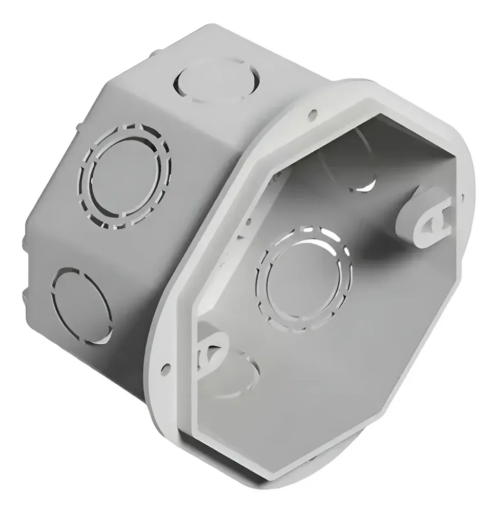 Caja Octogonal Grande para Embutir PVC
