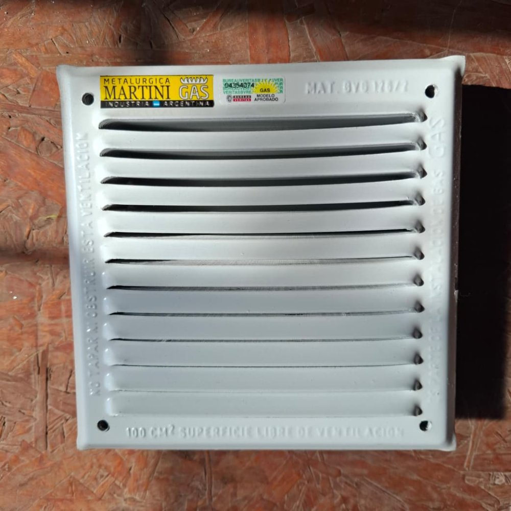 Rejilla de ventilación metálica de Metalúrgica Martini
