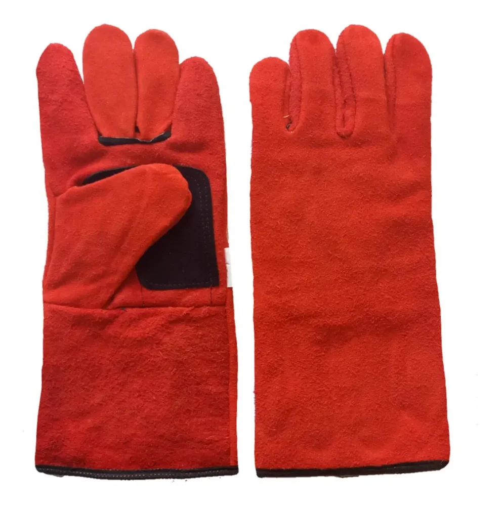 GUANTE DE SOLDADOR ROJA
