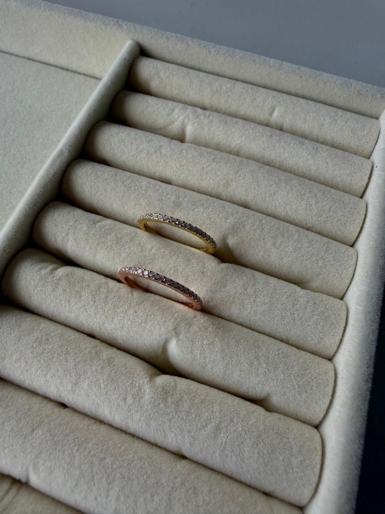 anillo plata brillante / PAVOI