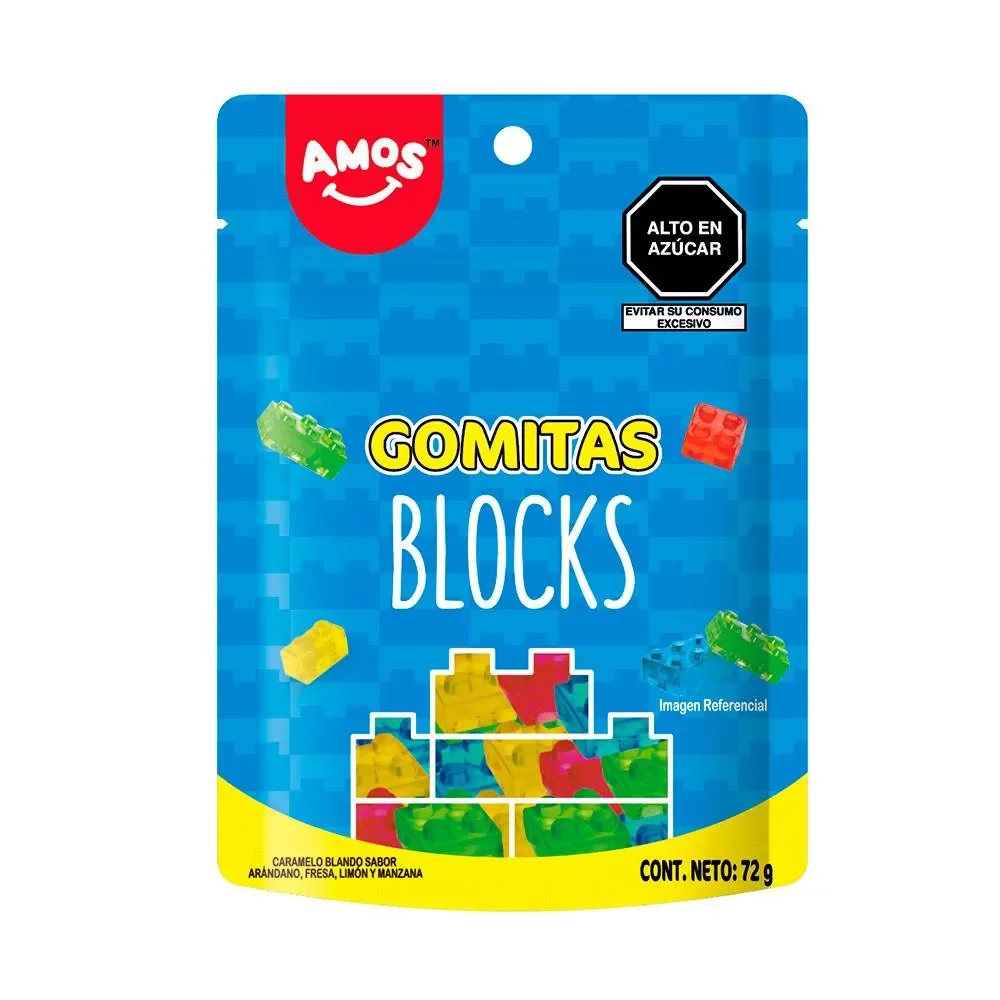 Gomitas Amos Bloques 90g