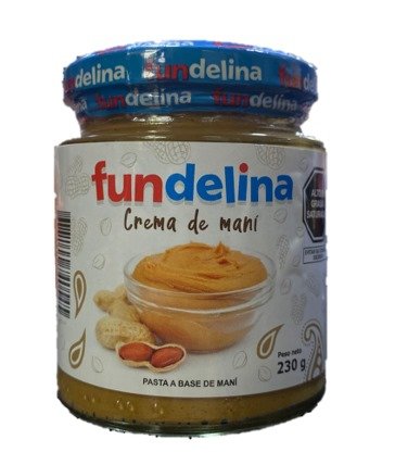 crema de mani fundelina x 230gr