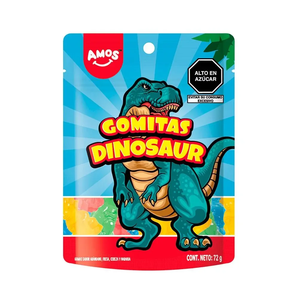 Gomitas Amos Dinosaurios 90g