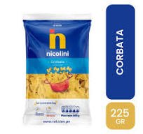 Fideo nicolini corbata grande de 250gr