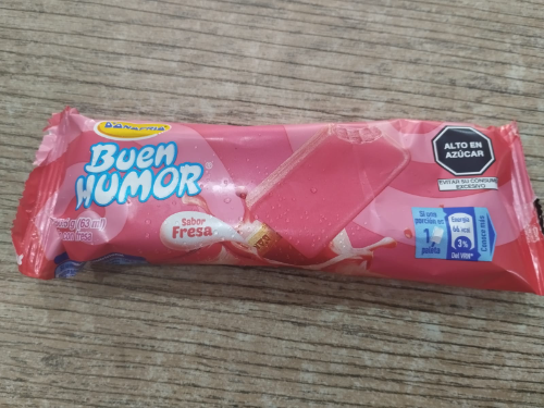 Helado Buen Humor fresa