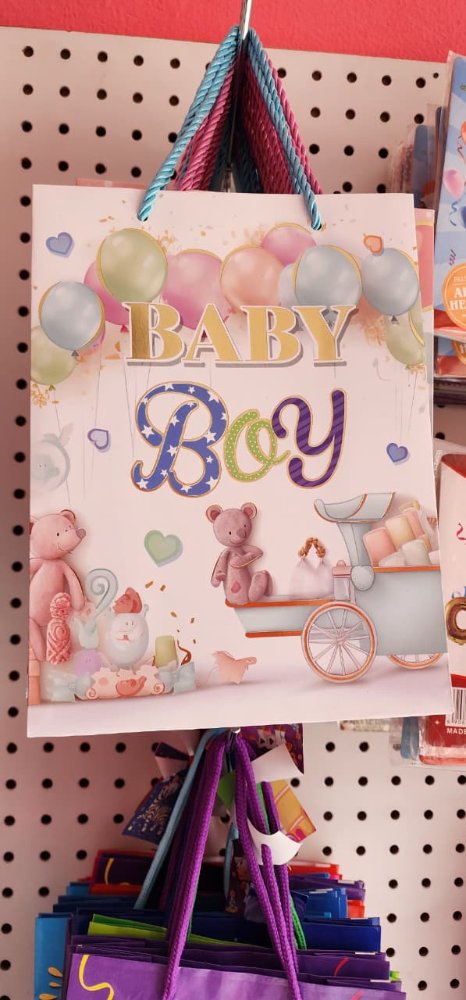 BOLSA DE REGALOS MEDIANAS DE BABY SHOWER